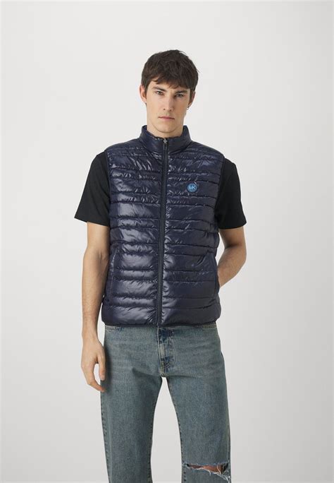 michael kors collection reversible down vest midnight 